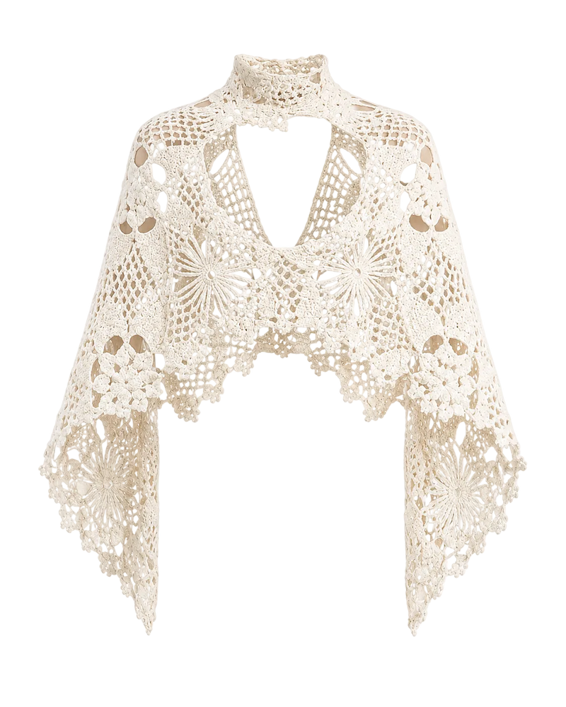 Signature Crochet Poncho